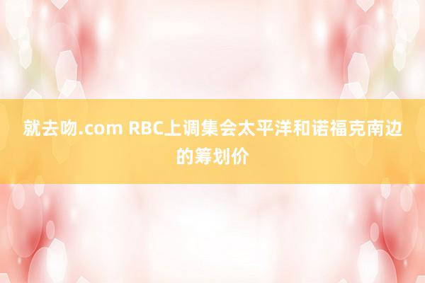 就去吻.com RBC上调集会太平洋和诺福克南边的筹划价