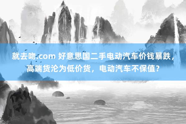 就去吻.com 好意思国二手电动汽车价钱暴跌，高端货沦为低价货，电动汽车不保值？