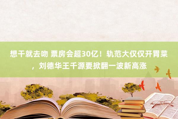 想干就去吻 票房会超30亿！轨范大仅仅开胃菜，刘德华王千源要掀翻一波新高涨