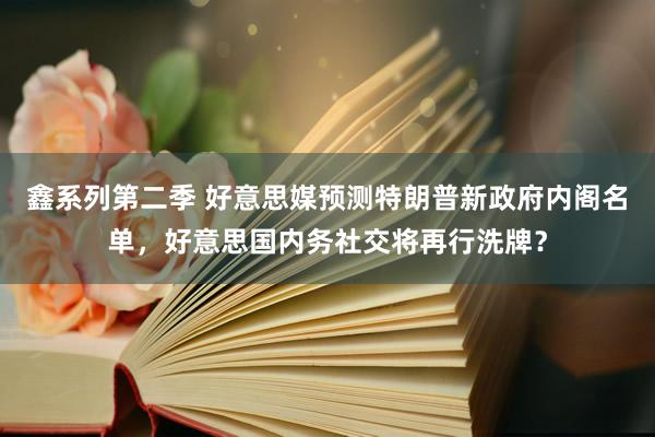 鑫系列第二季 好意思媒预测特朗普新政府内阁名单，好意思国内务社交将再行洗牌？