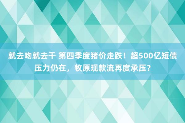 就去吻就去干 第四季度猪价走跌！超500亿短债压力仍在，牧原现款流再度承压？