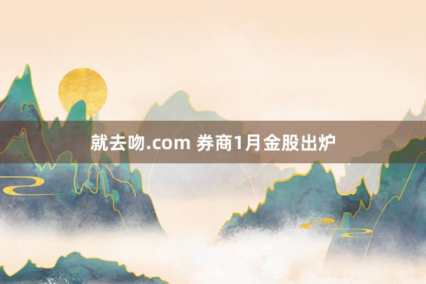 就去吻.com 券商1月金股出炉